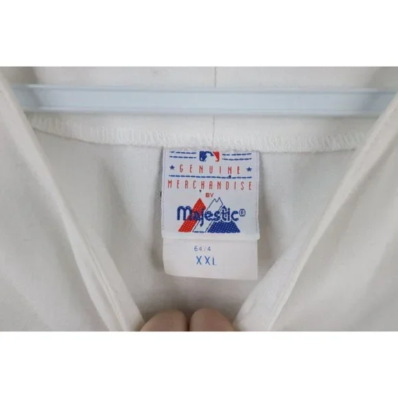 Vintage 90s Majestic Mens 2XL XXL Chicago White Sox Baseball Jersey White USA - Picture 4 of 9